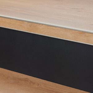 Stootbord pvc ral 9005 zwart steenstructuur 18 stuks